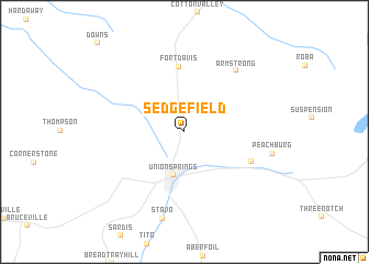 map of Sedgefield