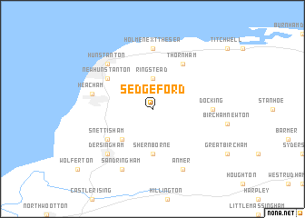 map of Sedgeford