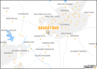 map of Sedge-Town