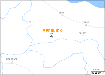 map of Sedgwick