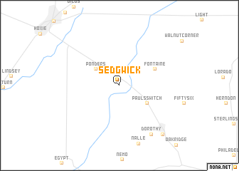 map of Sedgwick