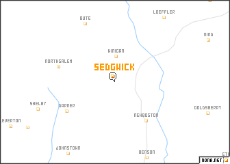 map of Sedgwick