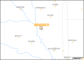 map of Sedgwick