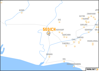 map of Sedīch