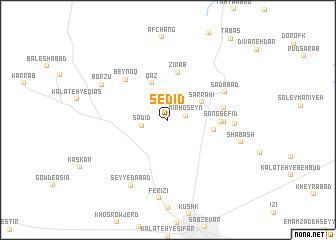 map of Sedīd