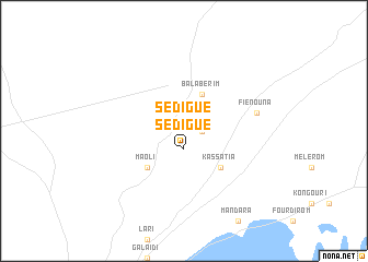 map of Sédigué