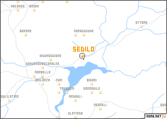 map of Sedilo