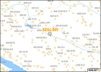 map of Sedlari