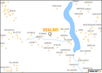 map of Sedlari