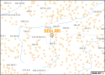 map of Sedlari