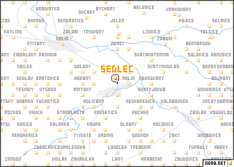 map of Sedlec