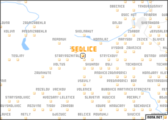 map of Sedlice