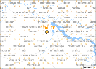 map of Sedlice