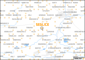 map of Sedlice