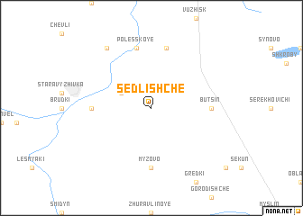 map of Sedlishche