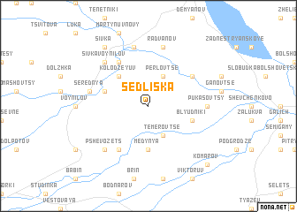 map of Sedliska