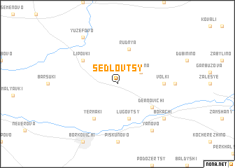 map of Sedlovtsy