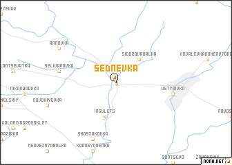 map of Sednëvka