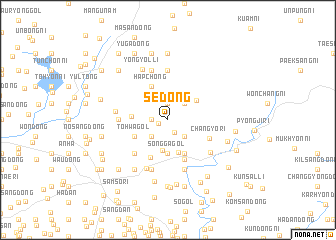 map of Se-dong
