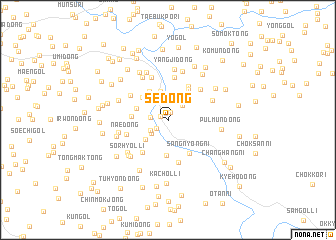 map of Se-dong