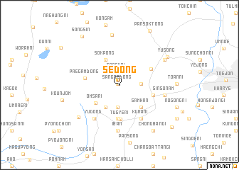 map of Se-dong