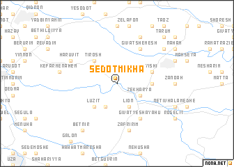 map of Sedot Mikha