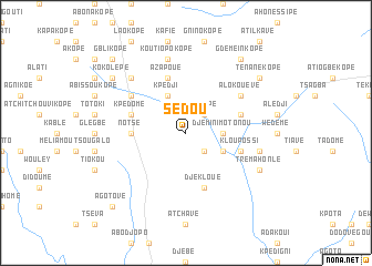 map of Sedou