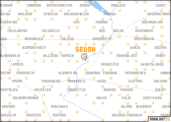 map of Sędów