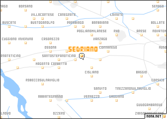 map of Sedriano