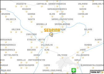 map of Sedrina
