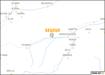 map of Sedrun