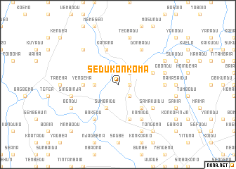 map of Sedukonkoma