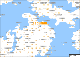 map of Sedŭng-ni