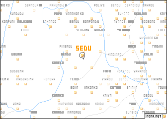 map of Sedu