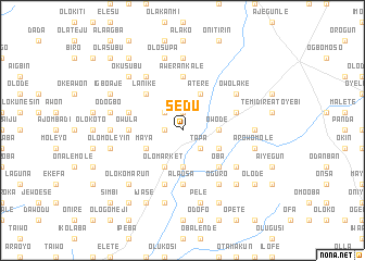map of Sedu