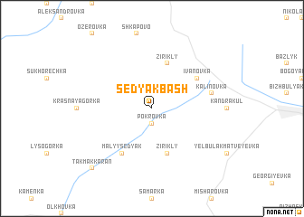 map of Sedyakbash