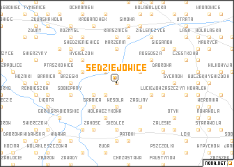 map of Sędziejowice
