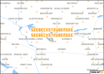 map of Seebeck-Strubensee