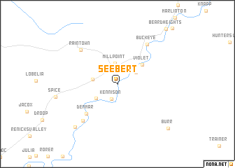 map of Seebert