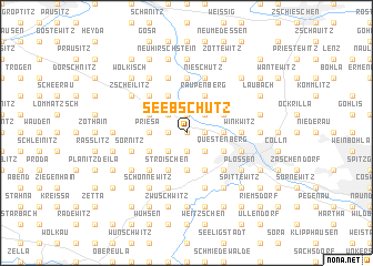 map of Seebschütz