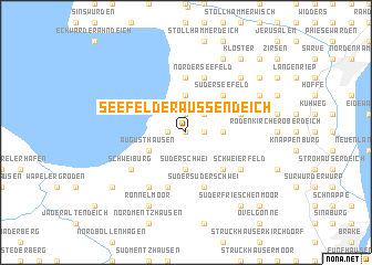 map of Seefelderaußendeich