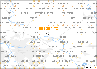 map of Seegeritz