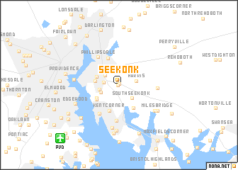 map of Seekonk