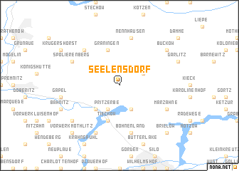 map of Seelensdorf