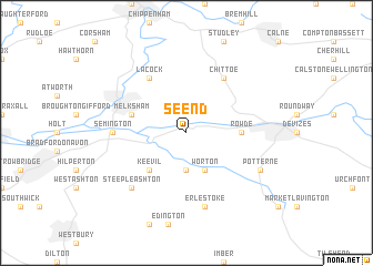 map of Seend