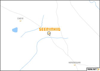 map of Seeriin Hiid