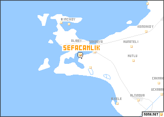 map of Sefaçamlık