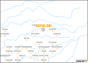 map of Sefalobi