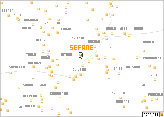 map of Sefane