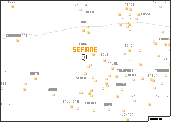 map of Sefane